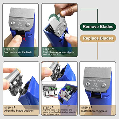 Replacement Blade Compatible with Andis T Outliner blade Detachable clipper - color: Model #64160(2 PACK)
