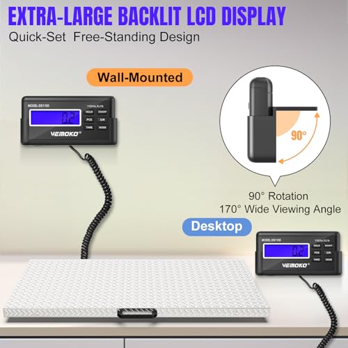 Precision Livestock Scale,1100lb×0.2lb Large Dog Scale (40.7"×20.9") - size: 40.7"×21"