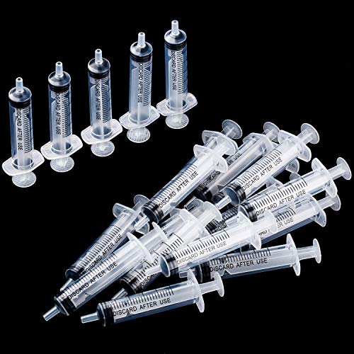 Frienda 20 Packs Syringes Without Needles,5 Ml - size: 5 ml
