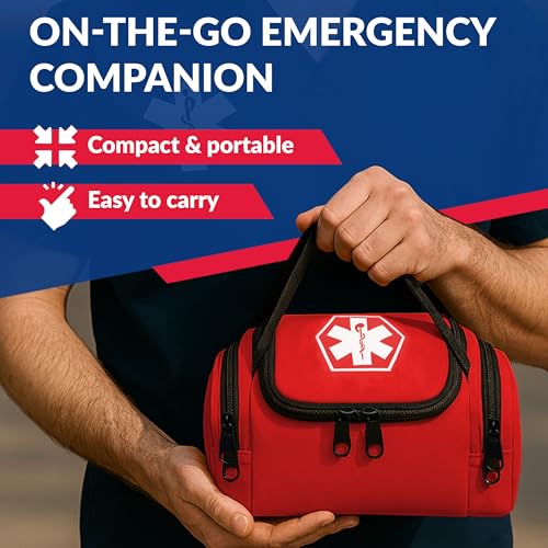 Dixie EMS Dixigear Empty First Responder II Bag 10.5" x 5" x 8" - Red - color: Red