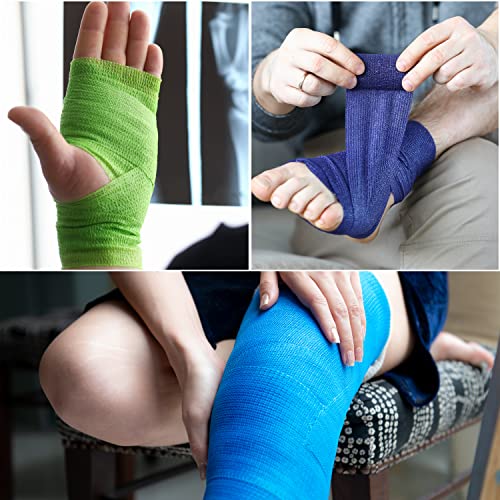 Mr. Pen- Self Adhesive Bandage Wrap, 2" x 5 Yards, 6 Pack - color: Bright Pastel, size: 2" x 5 Yards, 6 Pack