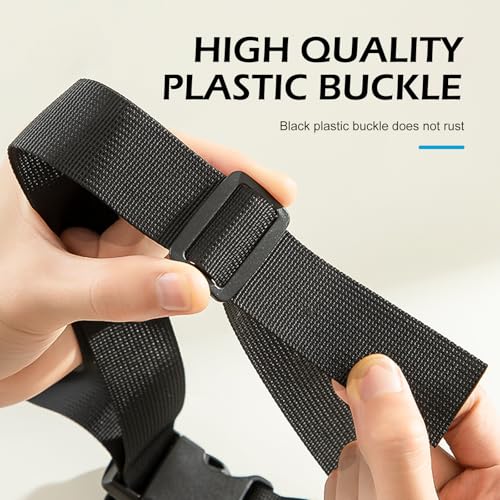 2PCS Car Battery Tie Down Strap, Adjustable Buckle Battery Strap, 39In Battery Hold Down with Quick Release Buckle, Universal for Cars, SUVs, Boats, Luggage Belt and More