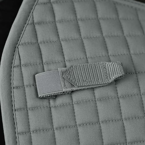 WeatherBeeta Prime Air-Tec Dressage Saddle Pad - color: Grey, size: Large