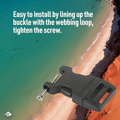 Sea to Summit Field Repair Buckle, Side Release 1 Pin, 3pk, 15mm / 5/8in - style: 15mm / 5/8in