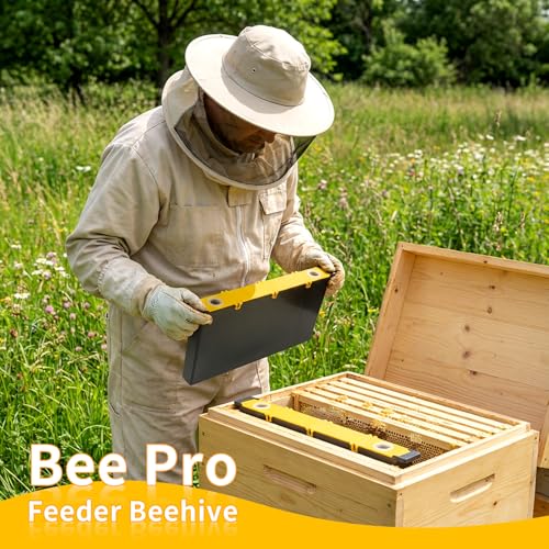 Feeder Beehive Frame 2 Pack 3.5 L Bee Feeder Update Feeder Deep Frame Water Feeder Beekeeping Supplies Equipment Tools - size: 2 Pack 3.5 L