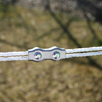Zareba Poly Rope Connector - Use with Electric Fence Poly Rope - Stainless Steel Construction - PARS-Z - 1 Pack - size: 1 Pack