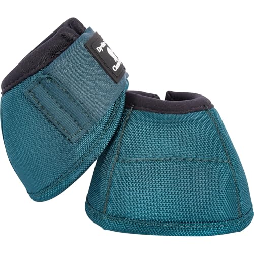Classic Equine Dyno Turn Bell Boots - color: Dragonfly Green, size: Medium