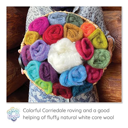 Living Dreams Yarn Soap Felting Starter Kit, Creative Kids Craft - color: Wet Felting Kit - Felted Soap