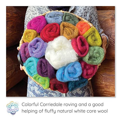 Living Dreams Yarn Soap Felting Starter Kit, Creative Kids Craft - color: Wet Felting Kit - Felted Soap
