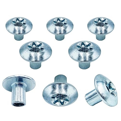 Fuoequl Trailer Hasp Bolt Kit, for Trailer Cam Action Hasp 8 pcs - style: Trailer Hardware Nuts