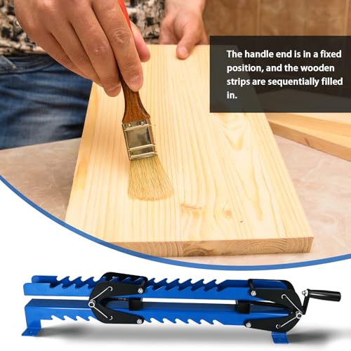 2-Pack 19" Panel Clamps for Woodworking fits 2" to 17" Wide Woodworking | 4-Way Pressure Steel Parallel Clamp For Board Cabinet,Tabletops, Woodwork,with Clamp Rails And Fixable Feet，Keeps Boards Flat