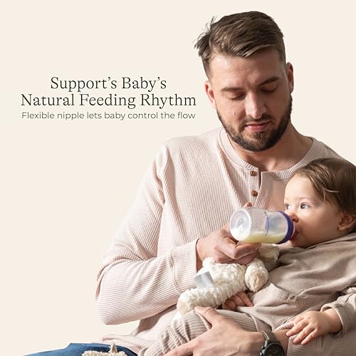 Lansinoh Anti-Colic Baby Bottles, 8 Ounce, 3 Count - size: 1 Count (Pack of 3), style: 8 Ounce