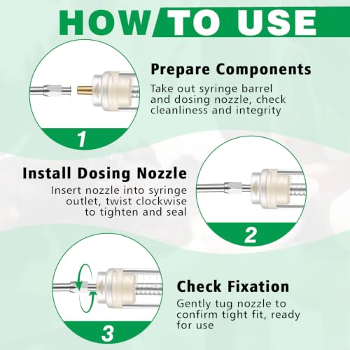 Threlaco 10ml 2 Pcs Drench Gun for Goats, Sheep & Cattle - size: 10ml