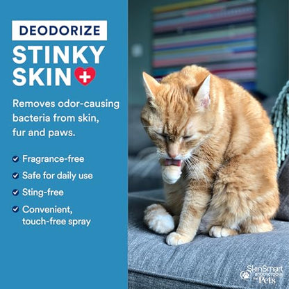 SkinSmart Antimicrobial Wound Care for Pets, Hypochlorous Acid Spray, 8 oz