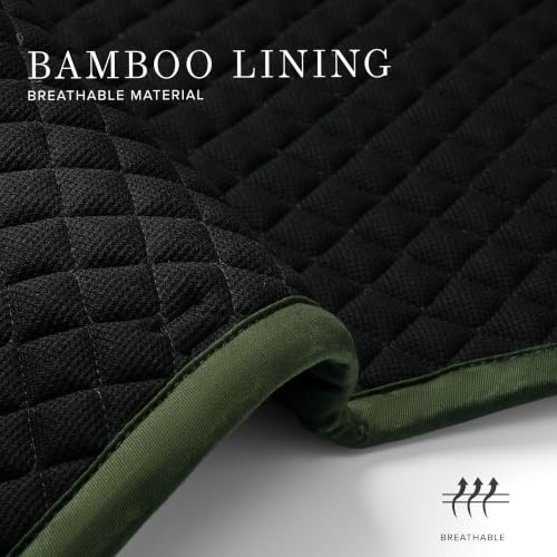 Equestrian Stockholm Close Contact Horse Saddle Pad for Jumping - color: Green