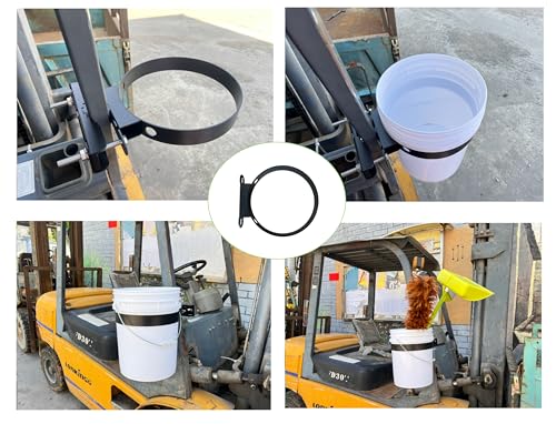 5-Gallon Bucket Holder, Suitable for Lawn Mowers, Tractors, Landscape Vehicles, Trucks, UTVs, Multi-Purpose Vehicles, Easy to Install, Can be Installed on ROPS (Bucket Not Included)