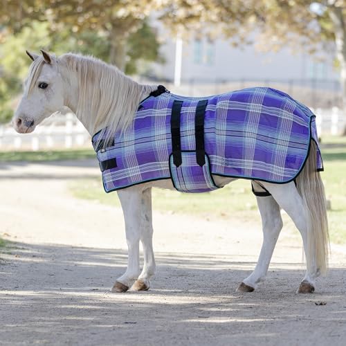 Mini Textilene Fly Sheet, Full Belly Wrap, 54 in, Lavender Mint - size: 87"