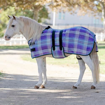 Mini Textilene Fly Sheet, Full Belly Wrap, 54 in, Lavender Mint - size: 87"