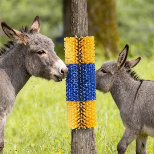 2/4PCS Livestock Physical Scratch Brush, Horse Cow Goat Physical Massage - size: 2pack