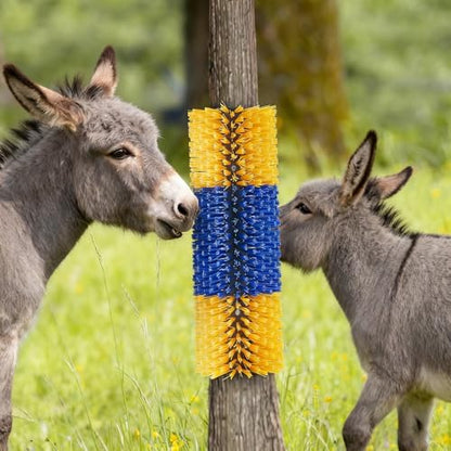 2/4PCS Livestock Physical Scratch Brush, Horse Cow Goat Physical Massage - size: 2pack