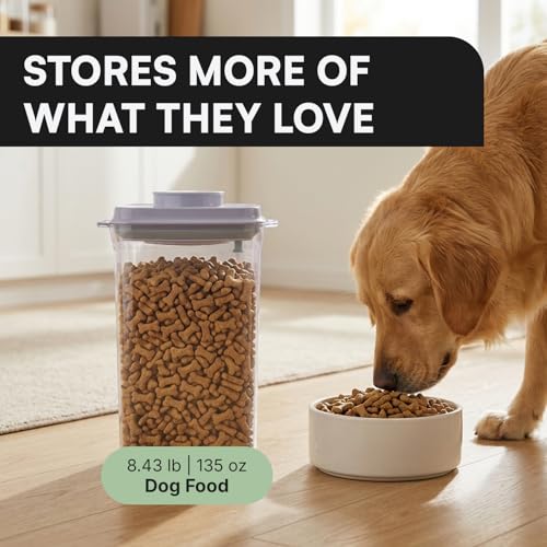 Bop Top Airtight Food Storage Containers | Pop-Top Lid | 16.5 Cups / 135 Oz - color: Single: 135 oz