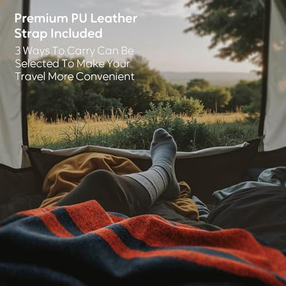 Molithe 100% Wool Blanket, 62" x 86", Warm, Thick, Military, Camping Gear - color: Sun, size: Large