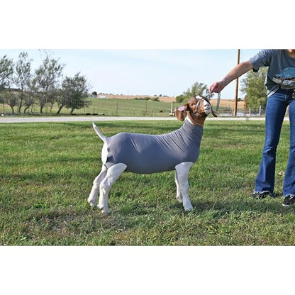 Weaver Livestock Spandex Goat Tube - size: Small, style: Gray