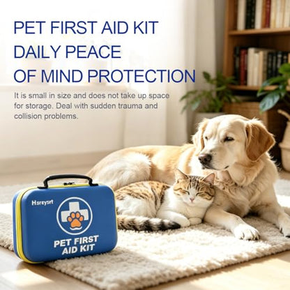 Pet Medic First Aid Kit,Hiking A Must-Have for Pet Owners | Vet-approved essential emergency kit for dogs and cats, perfect for pet homes, travel emergency supplies.