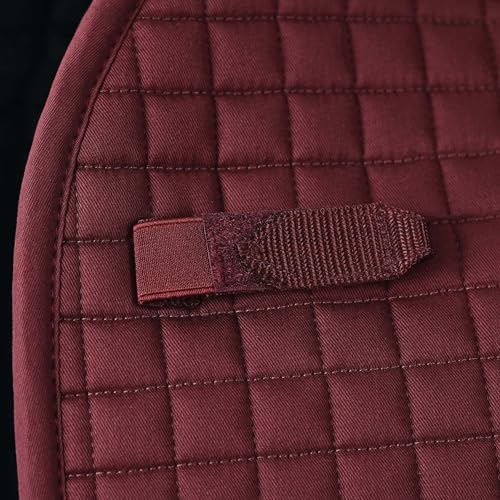 WeatherBeeta Prime Air-Tec Dressage Saddle Pad - color: Burgundy, size: Large