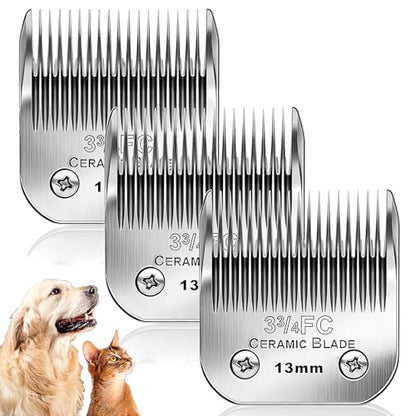 Dog Grooming Replacement Blades Compatible with Andis Dog Clipper - size: 3FC