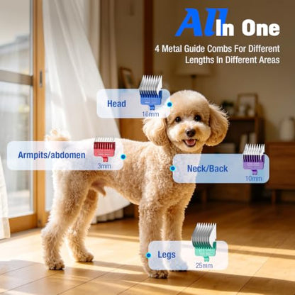 Professional Dog Clippers for Grooming Thick Coats Dog Grooming Kit