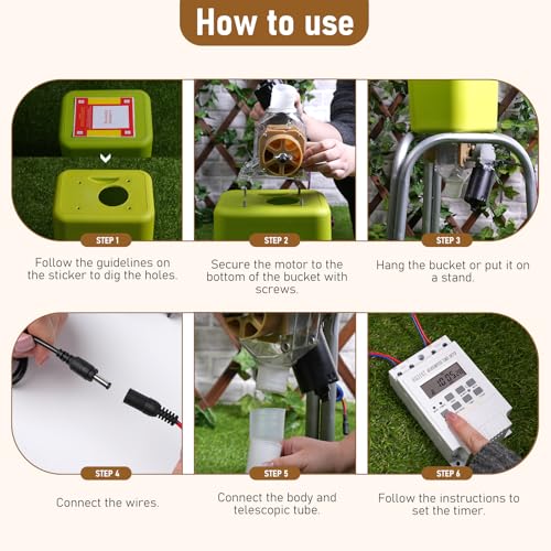 Automatic Chicken Feeder with Timer, Duck Feeder