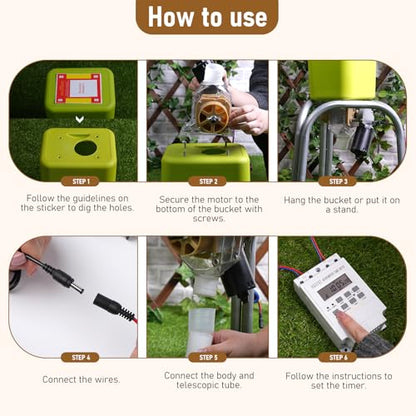Automatic Chicken Feeder with Timer, Duck Feeder