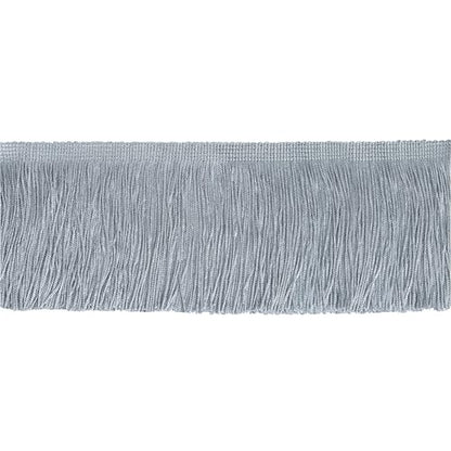 Chainette Fringe Trim 10 Yard x 4 Inches Fabric Tassel Trims - color: Silver, size: 4"-10Yards/R