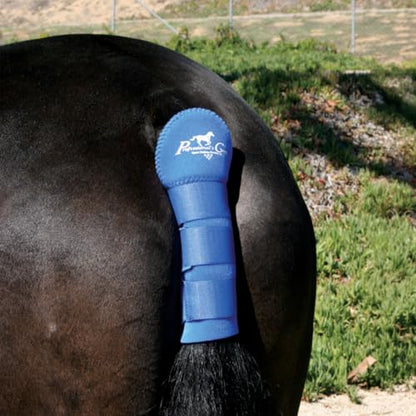 PROFESSIONAL'S CHOICE Horse Tail Wrap with Padded Protection, Royal Blue | Non-Slip Tail Guard with Adjustable Fasteners, Universal Fit, Travel & Stall Use - color: Royal Blue