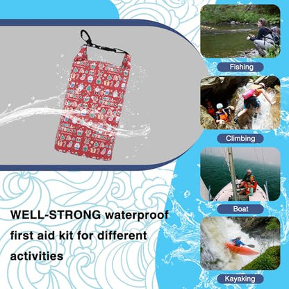Waterproof First Aid Kit for Boat Marine Roll Top Dry Bag Christmas - color: Ws011-christmas