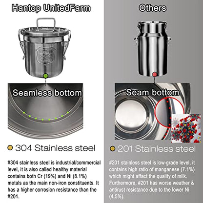 2in 1 Cow Milking Machine (12L, Pro Model) and Goat Milking Teat Cup (Tube Included)