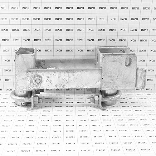 Chain Link Fence Commercial Double Gate Latch 1-5/8" or 2" Frame | Strong Arm Double Gate Latch for Swing Gates