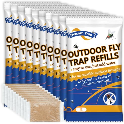 10x30g Fly Bait Fly Trap Refill Packets - size: 10 pack