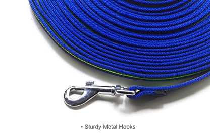 Long Dog Training Leash Dog Lead with Special Non-Slip Design and Padded Handle, 10/15/33/50 ft, for Any Size of Dogs - size: 50ft