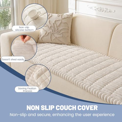 Waterproof Couch Cover for Dogs Washable (White, 27.6" x 59") - color: Waterproof White, size: 27.6"x 59.06"