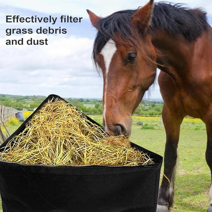 Feed Bags for Horses - Portable Heavy Duty - Sheep Slow Feed Hay Bag,for Goat Sheep Cattle Cow Bunny Chicken Livestock Stall Barn Trailer Storage