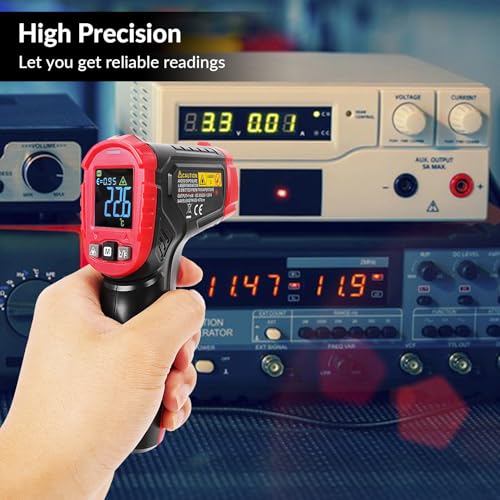 Digital Infrared Thermometer Gun, Non-Contact Heat Laser Temperature Gun