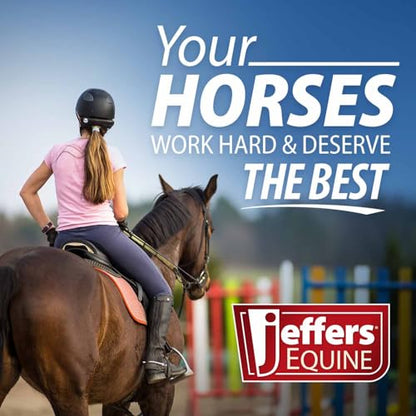Jeffers Equine LuxeLeather Heavy Oiled Western Leather Horse Reins – Split, Laced & Roping Styles with Tie or Snap Ends for Riding & Training - size: 5/8" x 8'