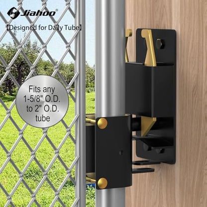 JIAHOO 2 Way Farm Gate Latch, Heavy Duty Gate Latches for Metal Tube Gates - style: Farm Gate Latch