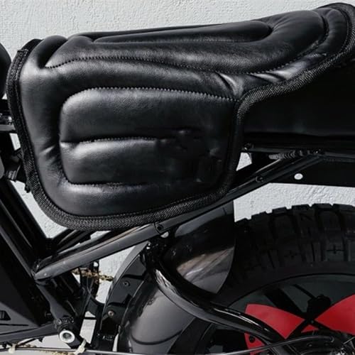 Motorcycle Seat Cushion Saddle Pad for Horses-Black - color: Black