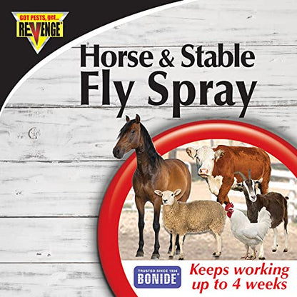 Bonide Revenge Horse & Stable Fly Spray, 32 oz Ready-to-Use - size: 32 oz