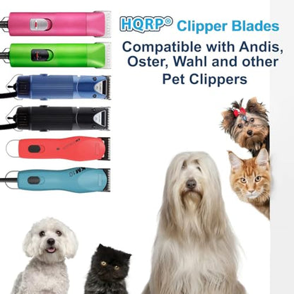 HQRP Animal Clipper Blade Compatible with Oster Size-4F CryogenX Professional Pet Grooming - size: Size-4F