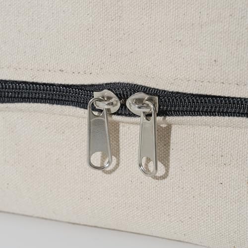 Cashmere Storage Bags - 100% Cotton, Moth Proof, Zipper Closure, Reusable, Washable Garment Storage Bags for Sweaters, Dresses - Perfect for Underbed Storage and Organizing Sweaters in Closet (1 Bag)