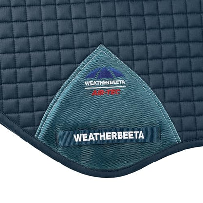 WeatherBeeta Prime Air-Tec Jump Shaped Saddle Pad - color: Midnight Teal, size: Large